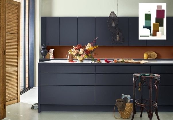 IKOOK keuken verf kleuren Flexa Tranquil DawnFlexa indigo Depths I